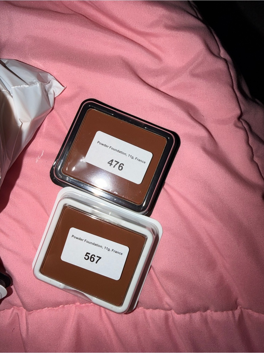 Powder Foundation 476 & 567 - Deep Brown Shades (No Brand)